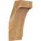 Ekena Millwork 6"W x 6"D x 14"H Imperial Rough Sawn Knee Brace, Western Red Cedar BRC06X06X14IMP00RWR - alternate 1